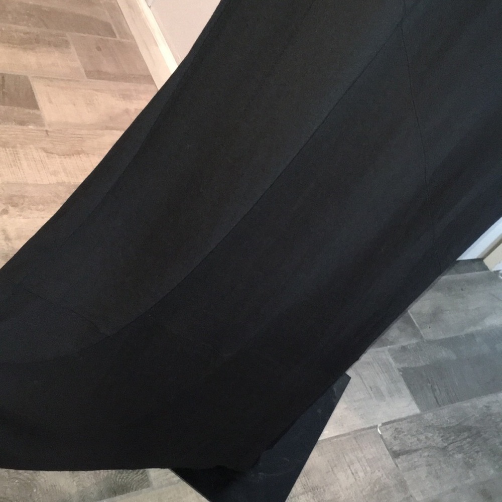 NWT NY & Company Black Light Loose Maxi Dress Casual chic Travel Basic Essential - Picture 6 of 7